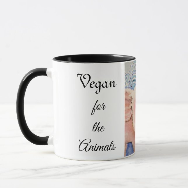 CANECA VEGÃO DE CÃES PARA ANIMAIS (Esquerda)