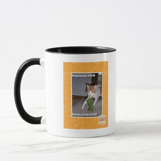 Caneca Vegetariano Kitteh (Esquerda)
