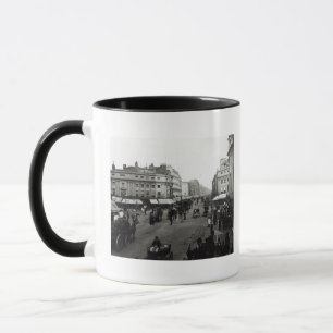 Caneca Veja abaixo da rua de Oxford, Londres, c.1890