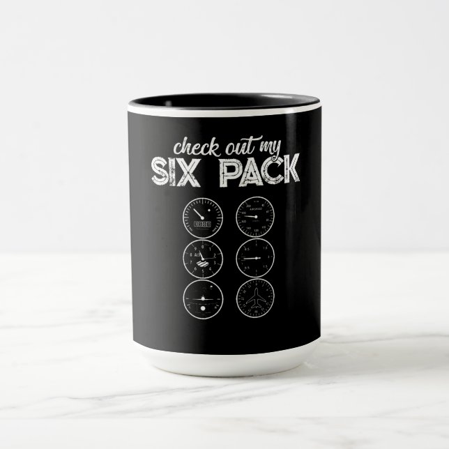 Caneca Veja Meu Ajustado De Gym Engraçado Com O Piloto De (Centro)