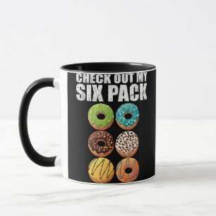 Caneca Veja Minha Camisa De Rosquinha De Seis Embalagens