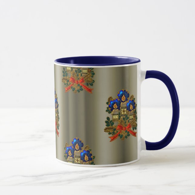 Caneca Velas de Natal e Terra (Direita)