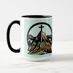 Caneca Velha Cruz Cristã Rústica