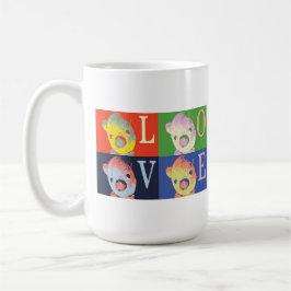 CANECA VELHA PARVA DO URSO DO AMOR
