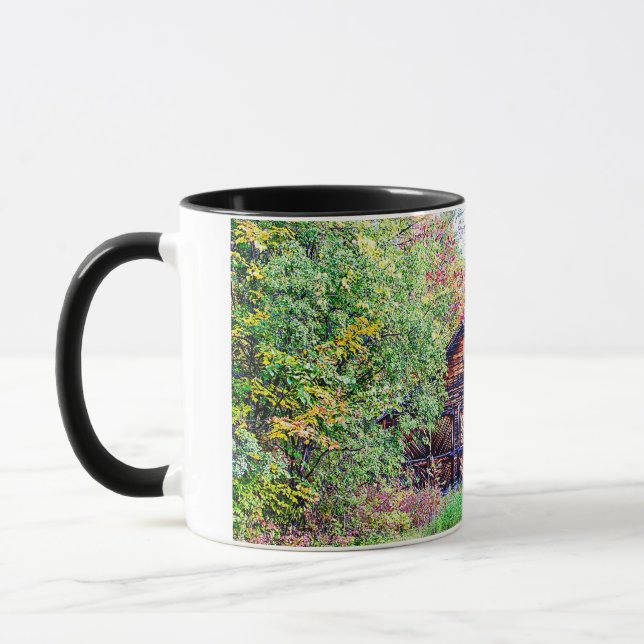 Caneca Velho Celeiro na Queda (Esquerda)