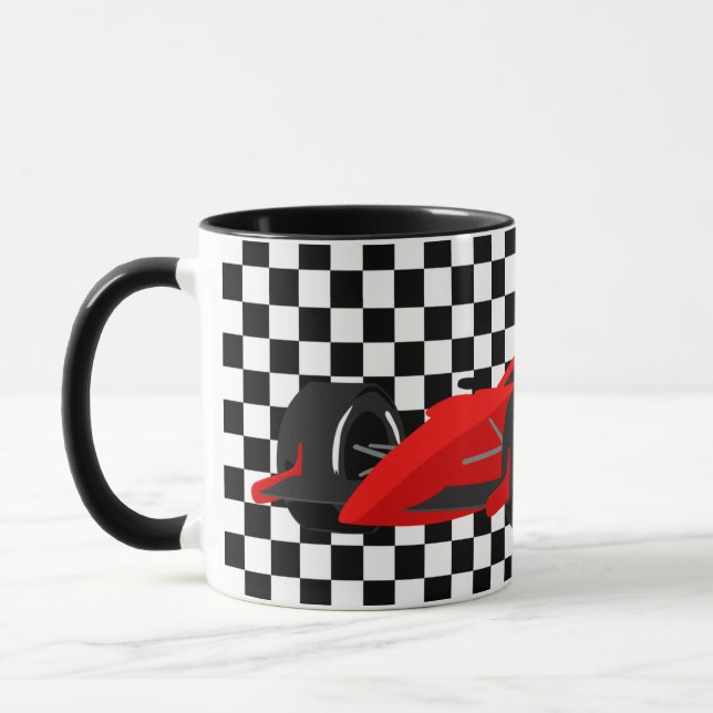 Caneca Velocidade do Corredor Vermelho (Esquerda)