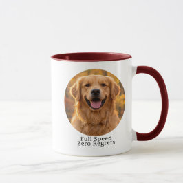 Caneca Velocidade Máxima Sem Arrependimentos Dourado