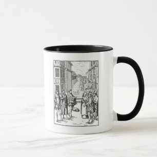 Caneca Venda pelo Crier de cidade, após um woodcut 'no