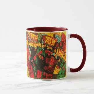 Caneca vendedores a descoberto assinam