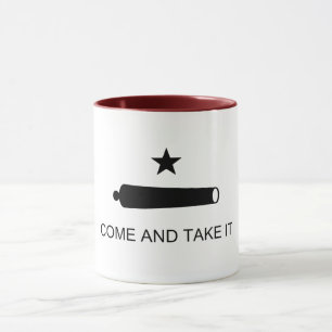 Caneca Venha & Leve! Bandeira de batalha do estado do Tex