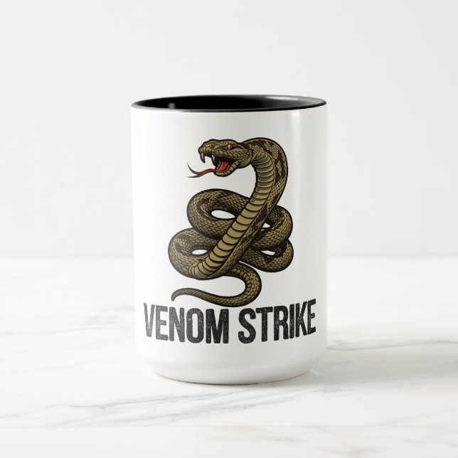 Caneca Venom Fury: Greve de Cascavel Mortal (Centro)