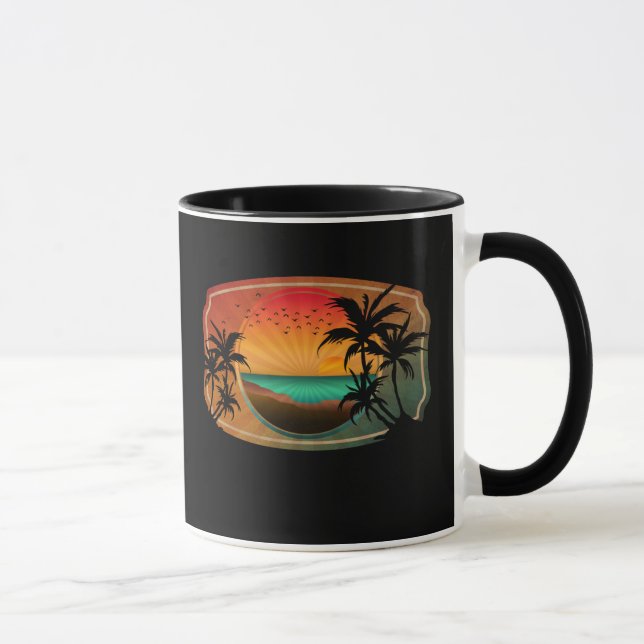 CANECA VERÃO PRAIA NATUREZA VINTAGE (Direita)
