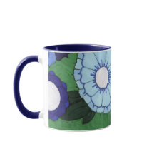 Caneca verde-azul