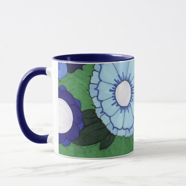 Caneca verde-azul (Esquerda)
