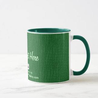 Caneca Verde Básico, Seu Texto Aqui