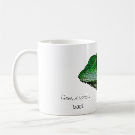 caneca Verde-com crista do lagarto