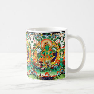 CANECA VERDE DA ARTE EXOTICA TARA DE TIBET