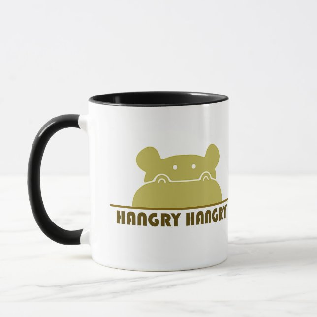 Caneca Verde de Camo do exército do hipopótamo de Hangry (Esquerda)