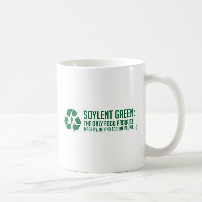 Caneca verde de Soylent (Direita)