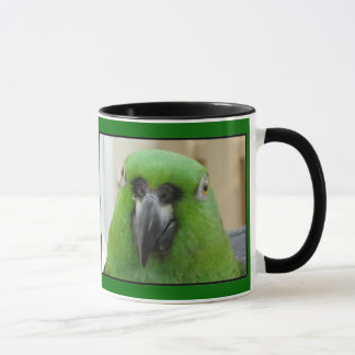 Caneca verde do papagaio de Panamá Amazon