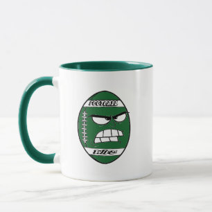 Caneca Verde Escura de Futebol para a Sua Esposa