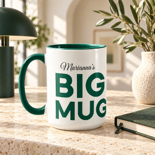 Caneca Verde Grande   Caneca Enorme   Nome Persona