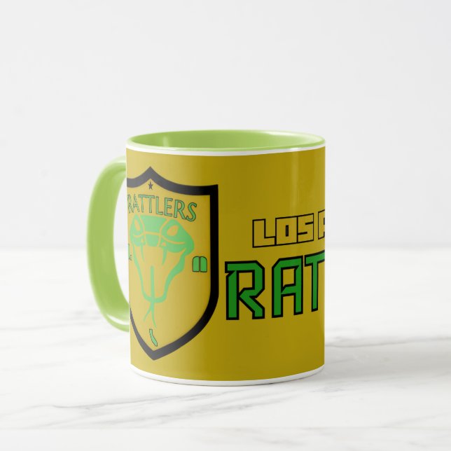 Caneca Verde Los Angeles Rattlers (Frente Esquerda)