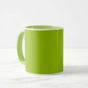 Caneca Verde-maçã (cor sólida) 