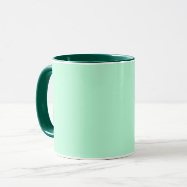 Caneca Verde Menta (Frente Esquerda)