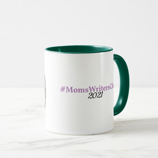 Caneca Verde/Roxo de 11oz (Frente Esquerda)