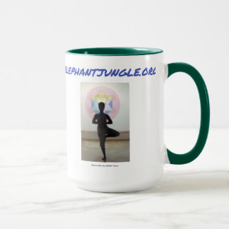 Caneca Verde-Selva-Elefante