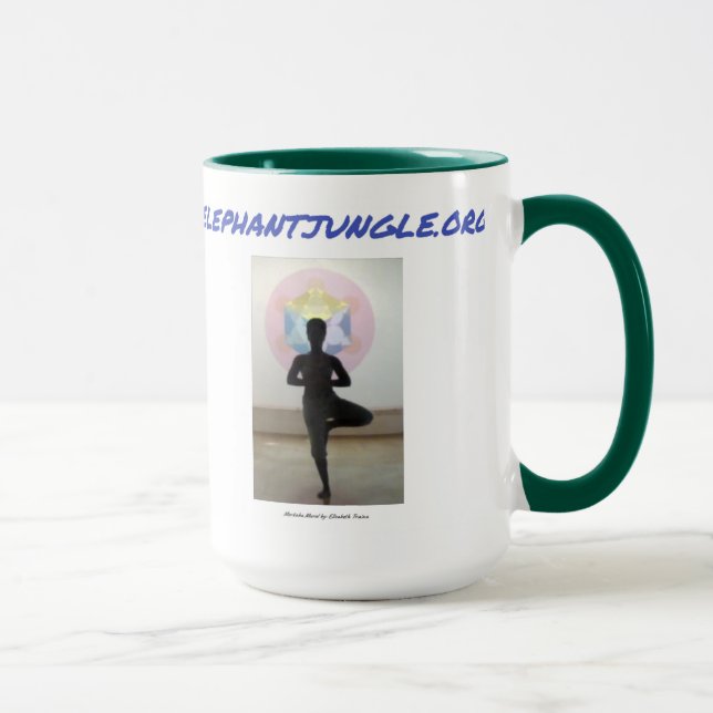 Caneca Verde-Selva-Elefante (Direita)