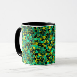 Caneca Verde sem som e Dourado estilhaço