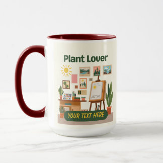 Caneca Verdura Personalizada & Design de Espaço de Trabal