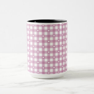 Caneca Verificações Magenta