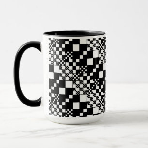 Caneca Verificado, Verificações - Preto e Branco