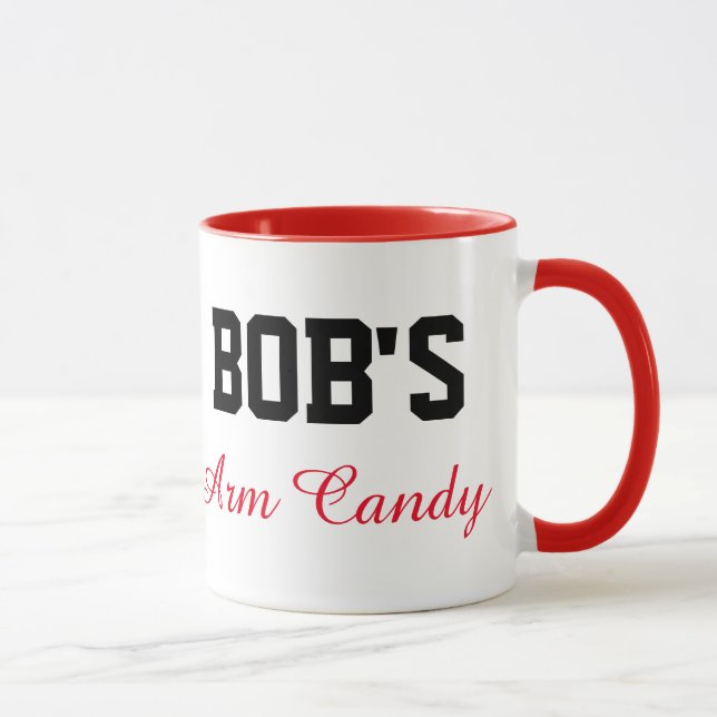 Caneca Vermelha Bob's Arm Candy (Direita)