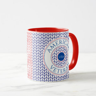 CANECA VERMELHA COMBINADA VETERANO AMERICANO