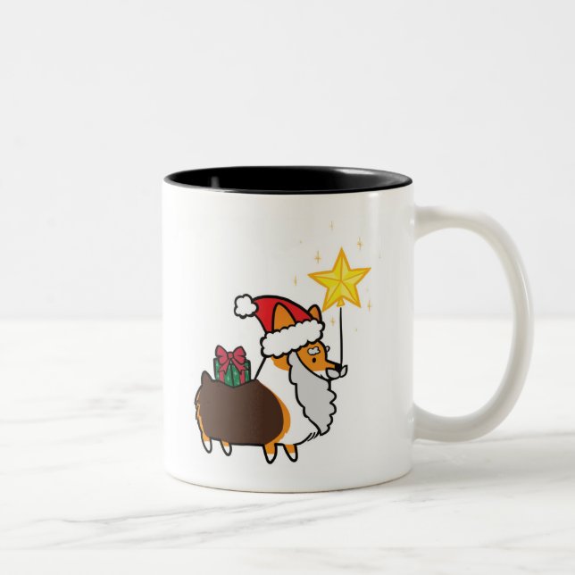 Caneca vermelha | CorgiThings do Corgi do papai (Direita)