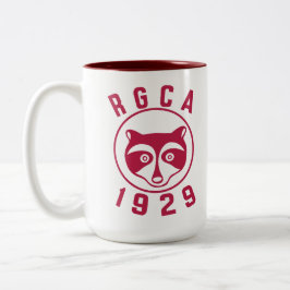 Caneca vermelha do logotipo 15oz de RGCA