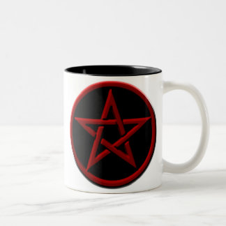 Caneca vermelha do Pentagram