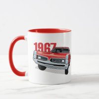 Vermelho 1967 de Pontiac GTO