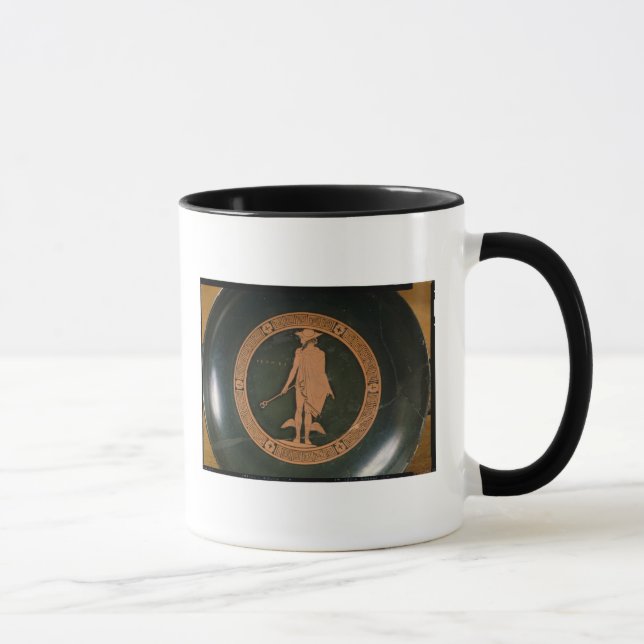 Caneca Vermelho-figura grega copo, descrevendo o deus (Direita)