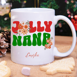 Caneca Vermelhos e Verdes - Jolly Nana - Nome Personaliza