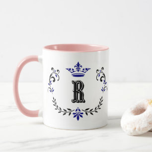 Caneca Verruga Coroa Monograma 'R'