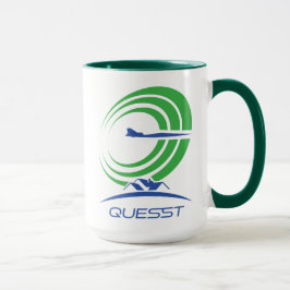 Caneca Versão Verde Supersônica do Logotipo de Busca da N