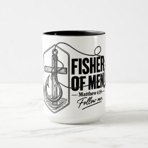 Caneca Versículo Bíblico Inspirador Pescador De Homens