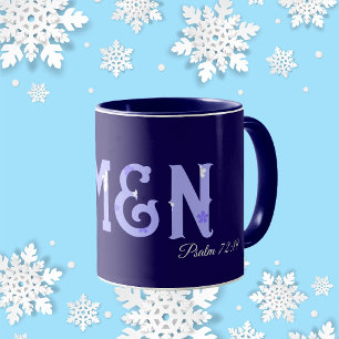 Caneca Versículo da Bíblia Tipografia Moderna Personaliza