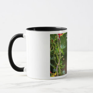 Caneca Verso da bíblia do 118:24 do salmo do colibri em