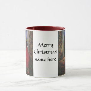 Caneca Véspera de Natal Vintage por Jessie Willcox Smith
